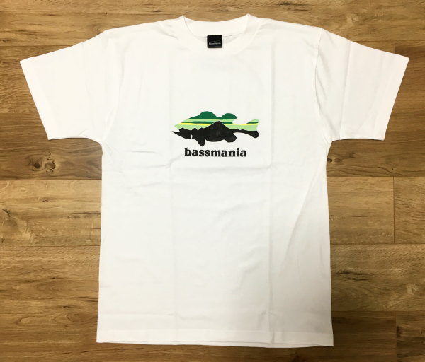 �Х��ޥ˥���bass silhouette T-shirt ��WHT��GRN��