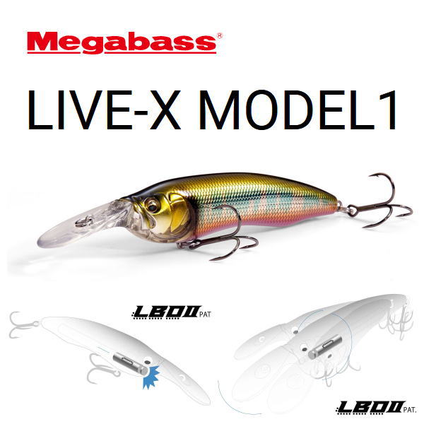 メガバス ライブXモデル1 LIVE-X MODEL1 | メガバス,【ミノー/シャッド