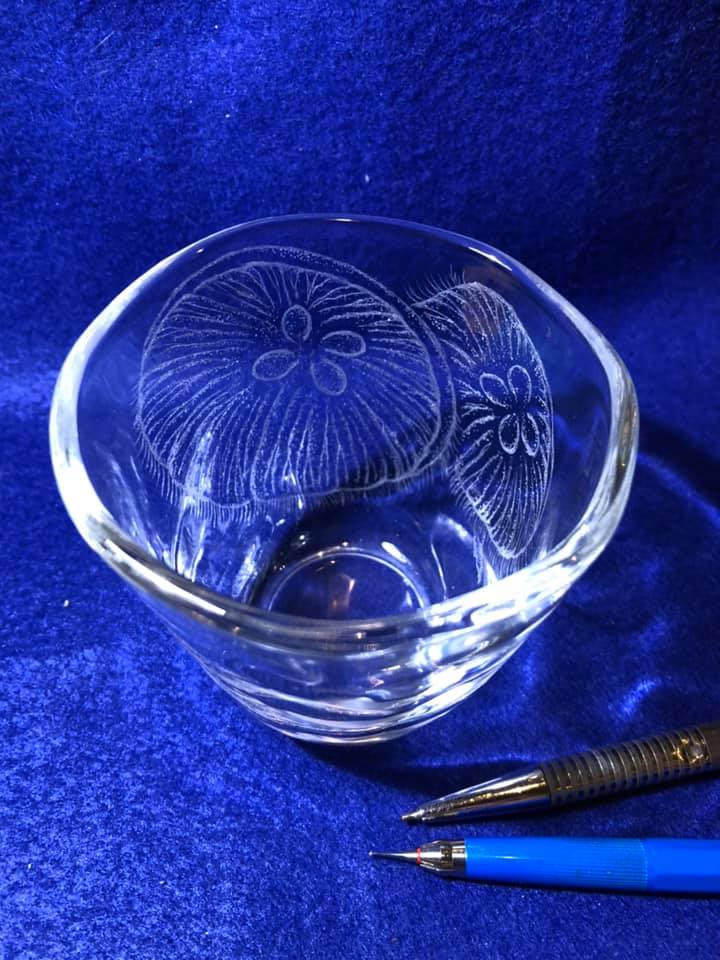 いきもーる限定販売 グラス 小 ミズクラゲ いきものグッズ専門 いきもーる