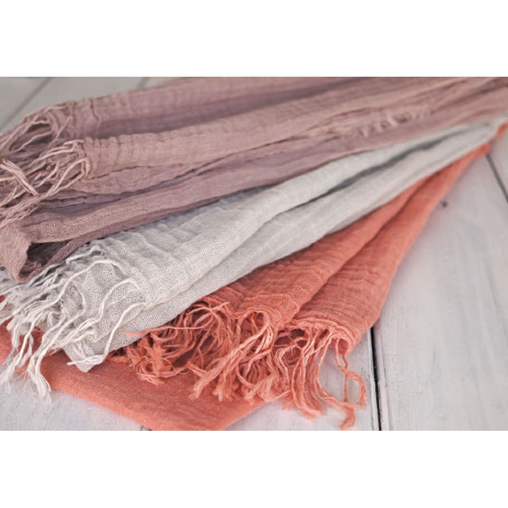 ケイズクリエーション オーガニックコットン キャメル混ストール(パープル) KSU08020PL 5369-043 【北海道・沖縄・離島配送不可】 ケイズクリエーション オーガニックコットン キャメル混ストール