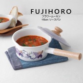 富士ホーロー ソースパン16cm フラワームーミン|富士ホーロー|キッチン用品