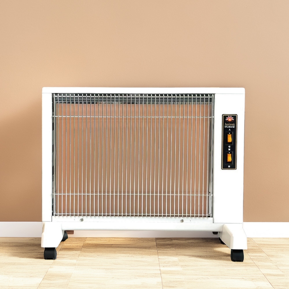 サンルミエ・キュート<br>ホワイトカラー<br>遠赤外線パネルヒーター