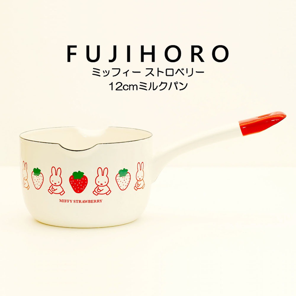 スウィート　ダッフィー　ホーローミルクパン 富士ホーロー ミッフィー パステル 12cm ミルクパン 片手鍋 鍋 ガス火