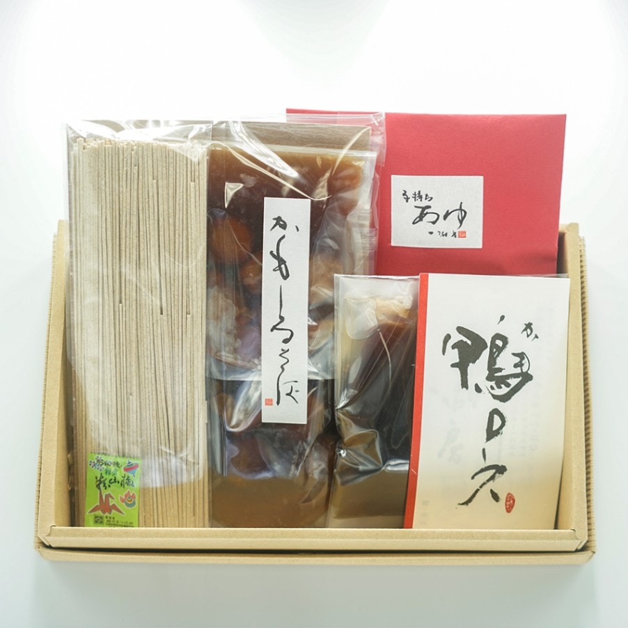 鴨・あゆ・鴨汁そばセット