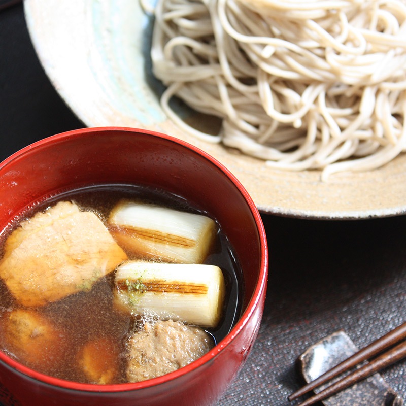 鴨・あゆ・鴨汁そばセット