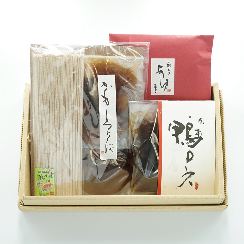 鴨・あゆ・鴨汁そばセット