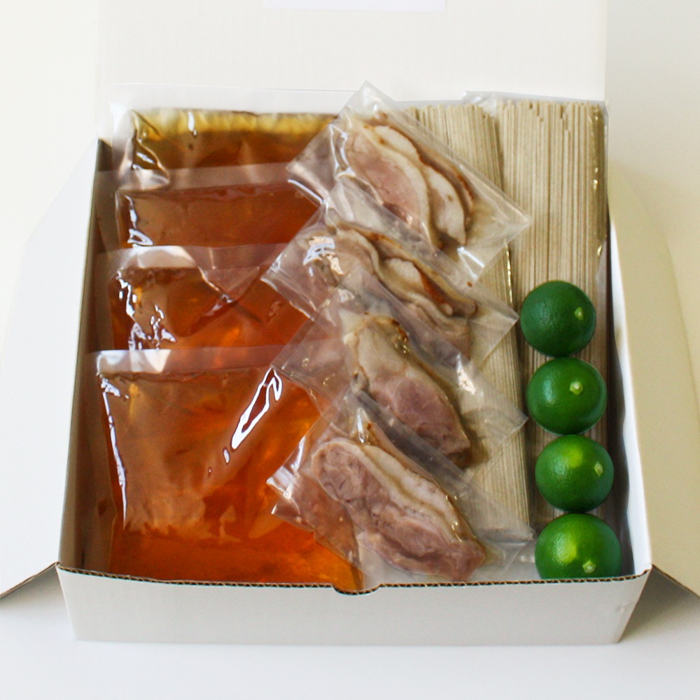 すだち鴨そば(4人前)ｾｯﾄ