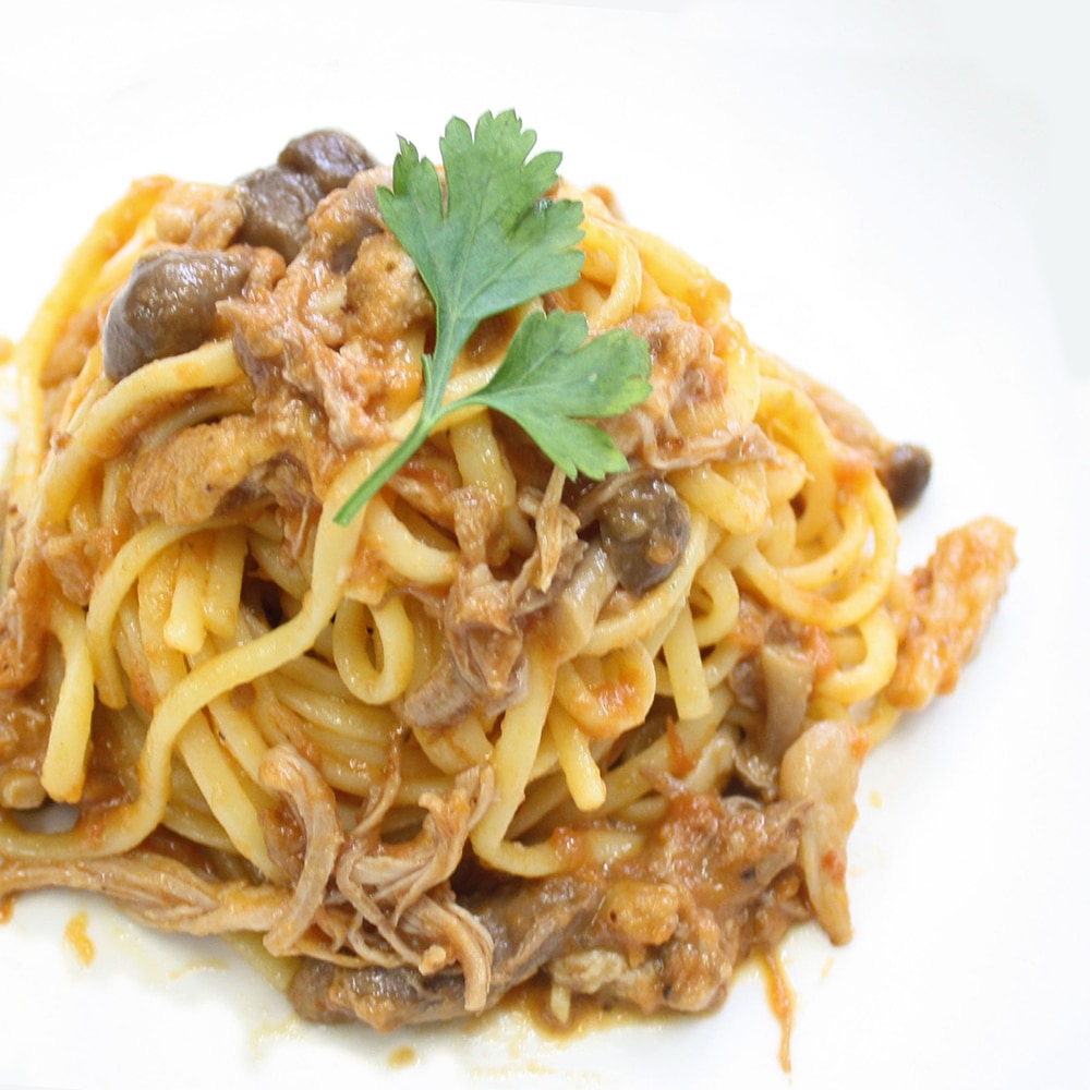 合鴨のトマトクリーム パスタセット