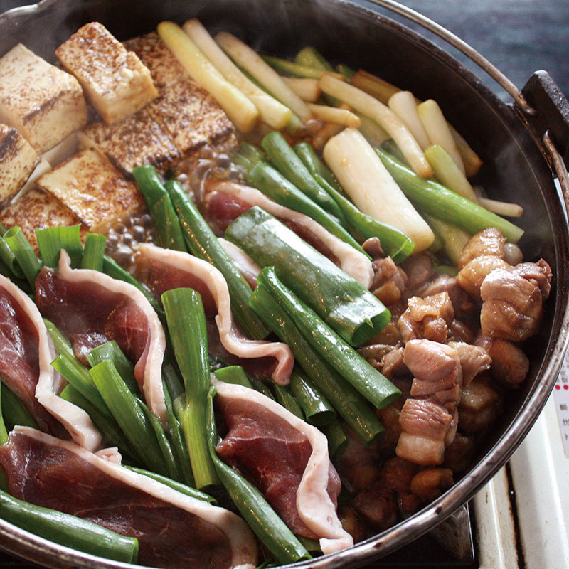 週末お届け｜鴨すき焼きセット～九条ネギと合鴨～ （４人前）