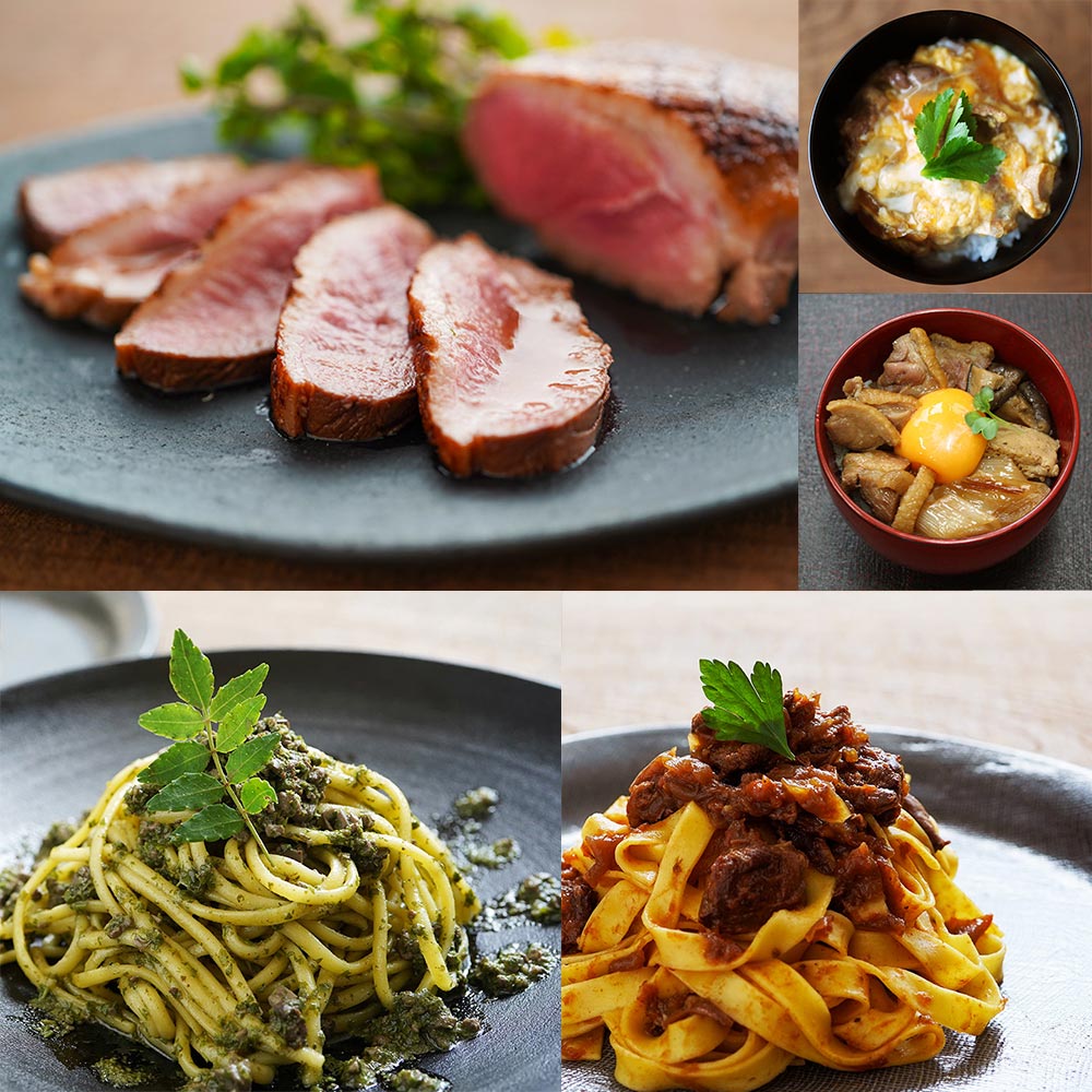 春の鴨・パスタ・丼セット