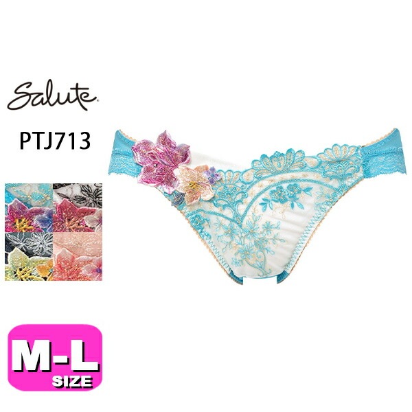 サルート salute 13 ワコール wacoal PTJ713 ショーツ ハイレッグ ノーマル スタンダード ローライズ M Lサイズ メール便発送可|wacoal/ワコール|ブランド