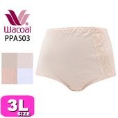 ワコール wacoal PPA503 ボディスエード 綿 ノーマルショーツ 3Lサイズ WB メール便発送可|wacoal/ワコール|ブランド