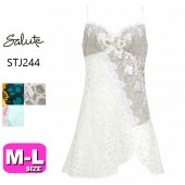 50%OFF【SALE/セール】ワコール wacoal サルート salute 【メール便発送可】 STJ244 (44シリーズ) スリップ M-85 L-85サイズ|salute/サルート|ブランド