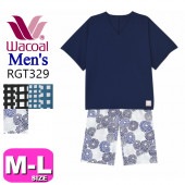 ワコール wacoal RGT329 リラックス＆スリープ SOU・SOU×ワコール メンズ パジャマ ルームウェア 6分袖 かぶりタイプ MLサイズ PW 父の日 プレゼント ギフト|wacoal/