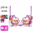 拾 wacoal 롼 salute BTJ481 81꡼ ֥饸㡼 3/4å ץå奢åץ P-UP BCå
