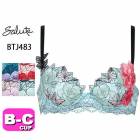 拾 wacoal 롼 salute BTJ483 83꡼ ֥饸㡼 3/4å ץå奢åץ P-UP BCå