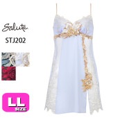 30%OFF【SALE/セール】サルート salute 02 ワコール wacoal STJ202 スリップ ランジェリー スタンダードシルエット ストラップタイプ LL-80サイズ メール便発送可|