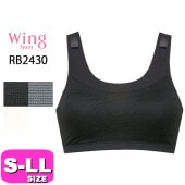 ワコール wacoal ウイング ティーン Wing Teen RB2430 ブラジャー ジュニア スポーツブラ ノンワイヤー ユレが気になりにくい 吸汗速乾 S M L LL サイズ|wacoal/