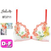 30%OFF【SALE/セール】サルート salute 11 ワコール wacoal BTJ711 ブラジャー 3/4カップ リボンブラ DEFカップ|wacoal/ワコール|ブランド