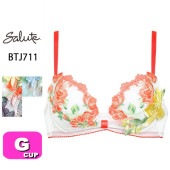 サルート salute 11 ワコール wacoal BTJ711 ブラジャー 3/4カップ リボンブラ Gカップ|wacoal/ワコール|ブランド