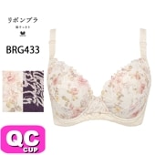 ワコール wacoal BRG433 ブラジャー 3/4カップ リボンブラ 脇高サイドすっきり アンダー90 95 100 Cカップ WB|wacoal/ワコール|ブランド