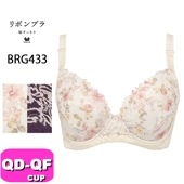 ワコール wacoal BRG433 ブラジャー 3/4カップ リボンブラ 脇高サイドすっきり アンダー90 95 100 DEFカップ WB|wacoal/ワコール|ブランド