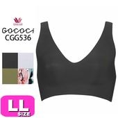 ワコール wacoal ゴコチ GOCOCi CGG536 ハーフトップ ブラジャー ノンワイヤー ピーナッツ型パッド LLサイズ WB|wacoal/ワコール|ブランド