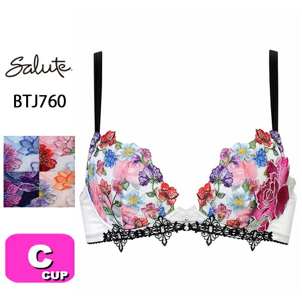 30%OFF【SALE/セール】サルート salute 60 ワコール wacoal BTJ760 ブラジャー 3/4カップ フロントエックスプラスブラ Cカップ|salute/サルート|ブランド
