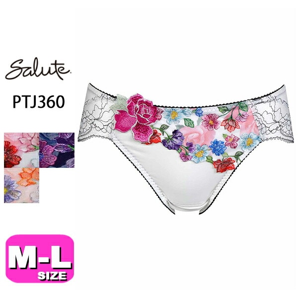 30%OFF【SALE/セール】サルート salute 60 ワコール wacoal PTJ360 サニタリー ショーツ ハイレッグ ローライズ 羽付きナプキン対応 MLサイズ メール便発送可|sal