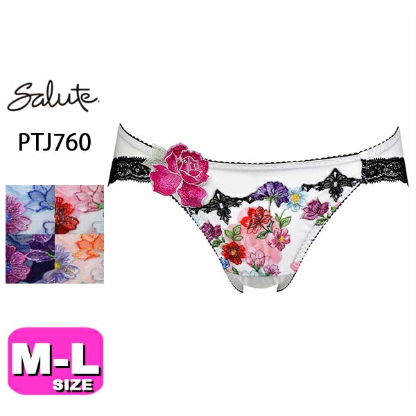 30%OFF【SALE/セール】サルート salute 60 ワコール wacoal PTJ760 ショーツ ハイレッグ ノーマル スタンダード ローライズ M Lサイズ メール便発送可|salute