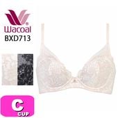 ワコール wacoal プレミアム 13series BXD713 ブラジャー プッシュアップ ブラ 3/4カップ プランジングタイプ 脇高 レース Cカップ WB|wacoal/ワコール|ブランド