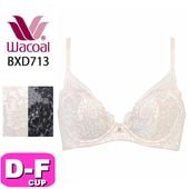 ワコール wacoal プレミアム 13series BXD713 ブラジャー プッシュアップ ブラ 3/4カップ プランジングタイプ 脇高 レース DEFカップ WB|wacoal/ワコール|ブラン