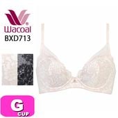 ワコール wacoal プレミアム 13series BXD713 ブラジャー プッシュアップ ブラ 3/4カップ プランジングタイプ 脇高 レース Gカップ WB|wacoal/ワコール|ブランド