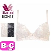 ワコール wacoal BXD413 ブラジャー 3/4カップ プッシュアップブラ プレミアム 13series ふっくら 谷間メイク ストレッチ BCカップ WB|wacoal/ワコール|ブランド