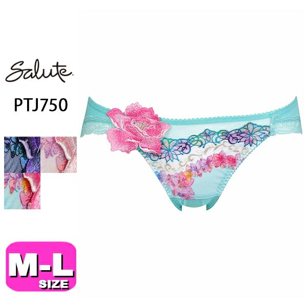 サルート salute 50 ワコール wacoal PTJ750 ショーツ ハイレッグ ノーマル スタンダード ローライズ M Lサイズ メール便発送可|wacoal/ワコール|ブランド