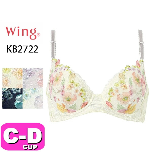 ワコール wacoal ウイング Wing KB2722 ブラジャー 3/4カップ 後ろ姿