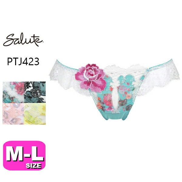 46%OFFSALE/セール ワコール wacoal サルート salute 23 PTJ423 ソング Tバックショーツ M Lサイズ メール便発送可|wacoal/ワコール|ブランド