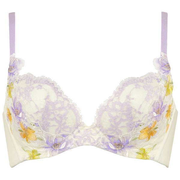 ワコール wacoal ハグするブラ BRB498 ブラジャー 3/4カップ ブラ 花柄