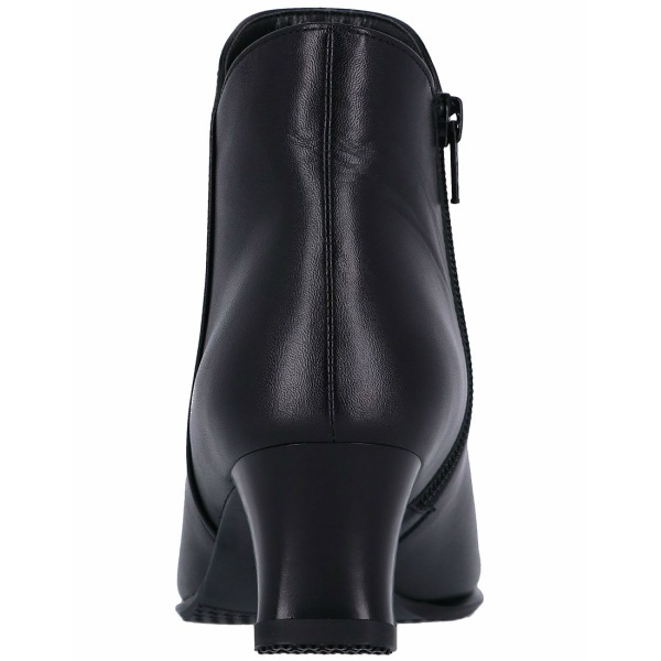 [ワコール サクセスウォーク] 晴雨兼用ショートブーツ ラウンドトゥ ヒール3.0cm 人工皮革 WIN340 レディース GY 24.5 cm E サクセスウォーク] 晴雨兼用ショートブーツ ラウンドトゥ ヒール3.0cm