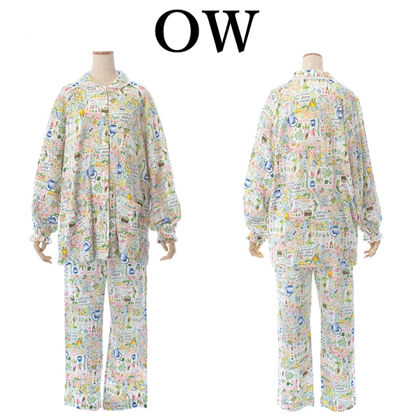 TUNIC チュニック 29341 パジャマ ルームウェア 衿つきパジャマ