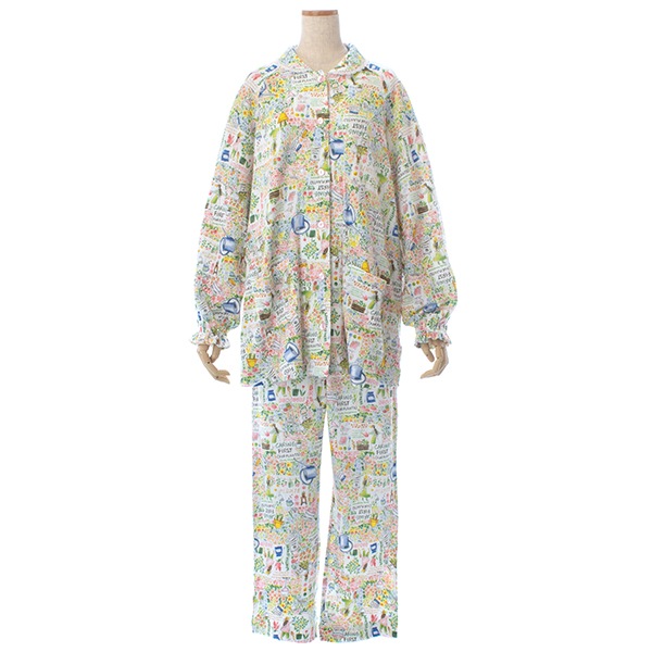 TUNIC チュニック レディースパジャマ ルームウェア TUNIC チュニック 29341 パジャマ ルームウェア 衿つきパジャマ