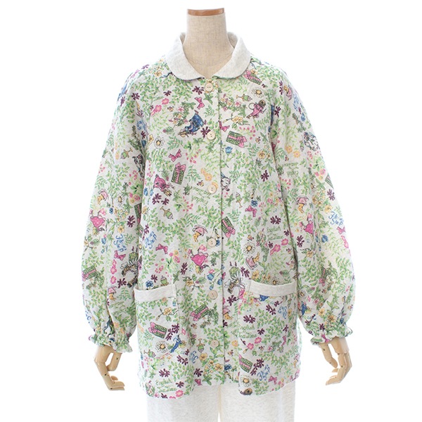 Tunic花柄パジャマ TUNIC チュニック 49408 パジャマ ルームウェア セットアップ 襟付き