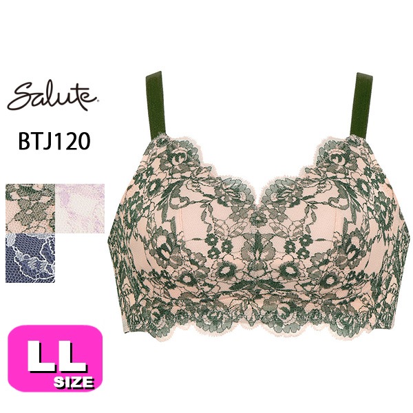 SALE/ۥ拾 wacoal 롼 salute BTJ120 20꡼ ֥饸㡼 ʥȥ֥ ʥȥåץ֥ ɥå Υ磻䡼 եåȥ֥饸㡼 LL