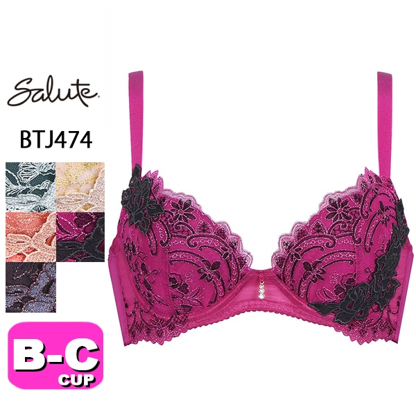 35%OFFSALE/ۥ拾 wacoal 롼 salute BTJ474 74꡼ ֥饸㡼 3/4å ꥢ륢å Real Up Bra BCå