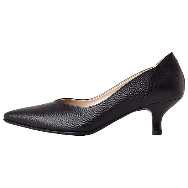 新品美品　サクセスウォークSUCCESS WALK ブラックパンプス エナメル success walk ワコール Wacoal サクセスウォーク 3.5センチ