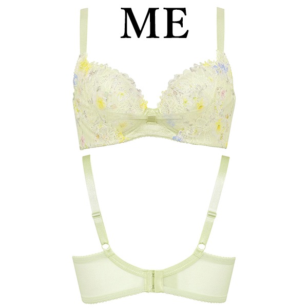 ワコール wacoal BRB433 リボンブラ ブラジャー 3/4カップ 着やせ 谷間  