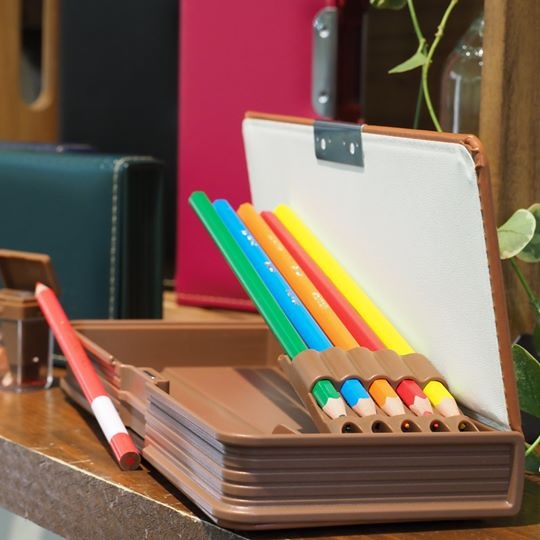 【ランドセルと同じ革】牛革製ペンシルケース