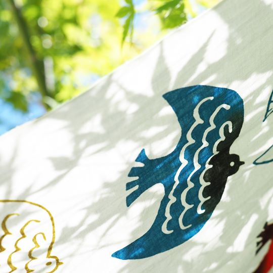 【手ぬぐい・あずま袋】結ぶバッグ NIJIYURA×IKUTA