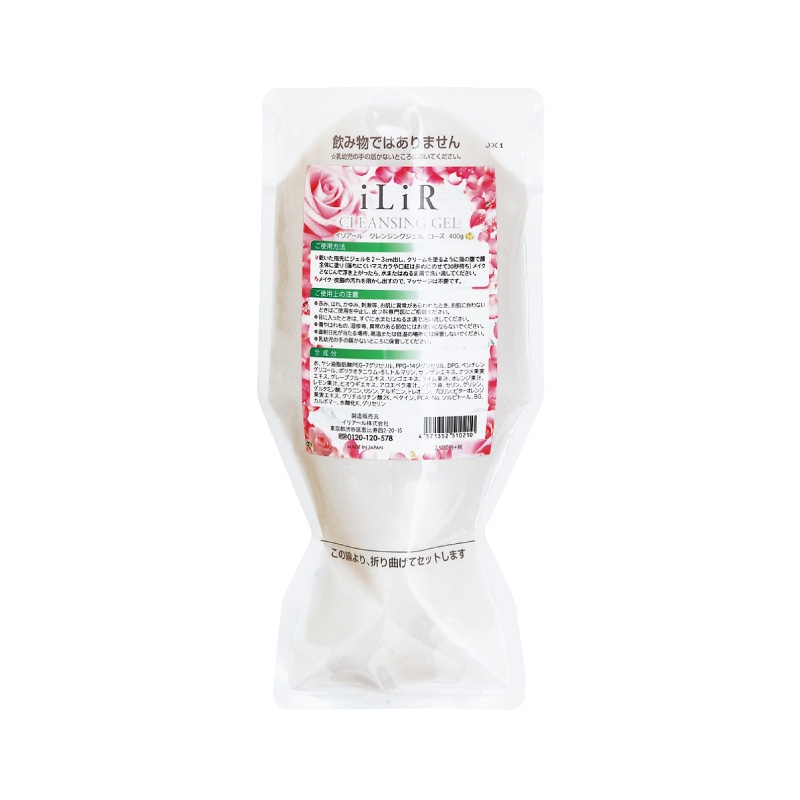 クレンジング・メイク落とし iLiR CLEANSING GEL 400g iLiRメイクと肌汚れのクレンジングジェル 400g詰替（リフィル