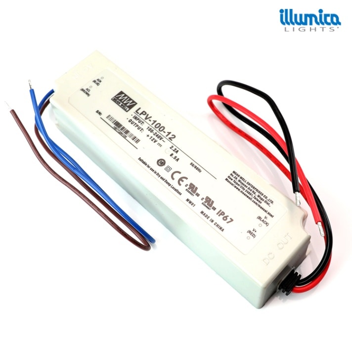 12V出力 防水電源 LPV-100W-12V
